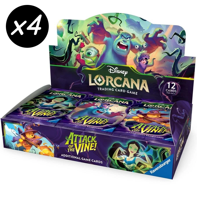Disney Lorcana Attack of the Vine Booster Box Case