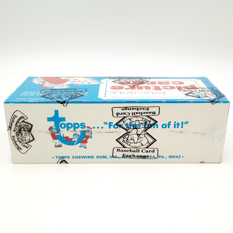 1984 Topps Baseball Unopened Vending Box BBCE Authenticated (FASC)