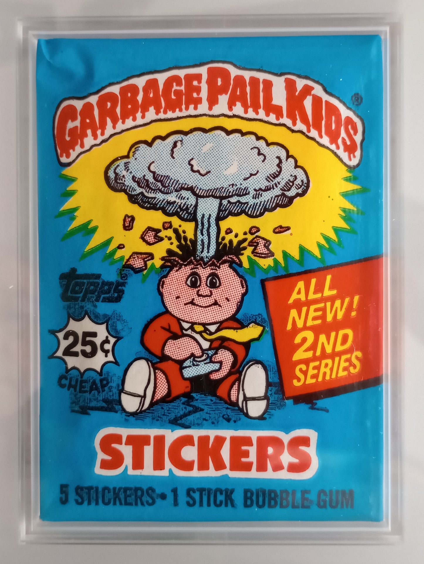 1985 Topps Garbage Pail Kids (GPK) 2nd Series Sealed Wax Pack PSA 8