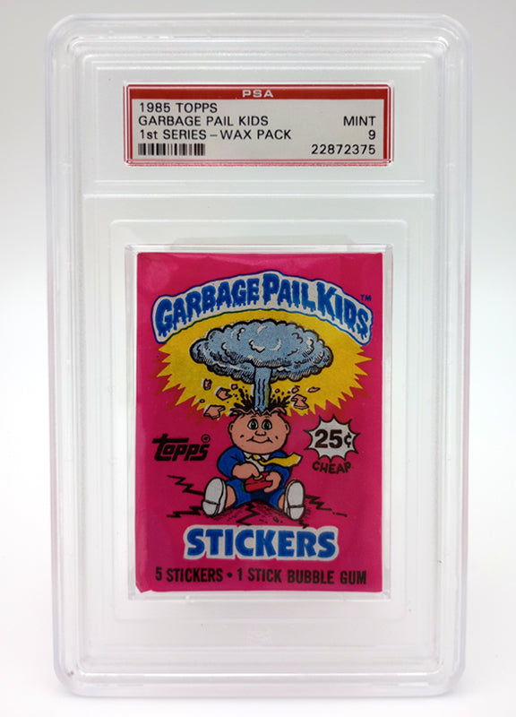 1985 Topps Garbage Pail Kids (GPK) 1st Series Sealed Wax Pack PSA 9