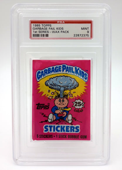 1985 Topps Garbage Pail Kids (GPK) 1st Series Sealed Wax Pack PSA 9