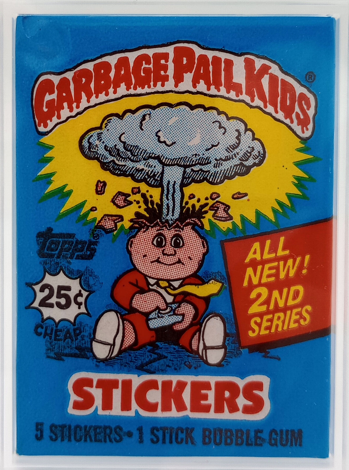 1985 Topps Garbage Pail Kids (GPK) 2nd Series Sealed Wax Pack PSA 8