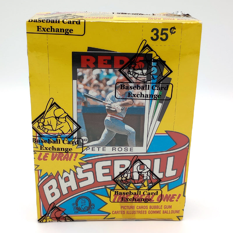 1986 O-Pee-Chee Baseball Unopened Wax Box BBCE