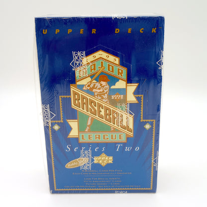 1993 Upper Deck Baseball Series 2 Unopened Hobby Box