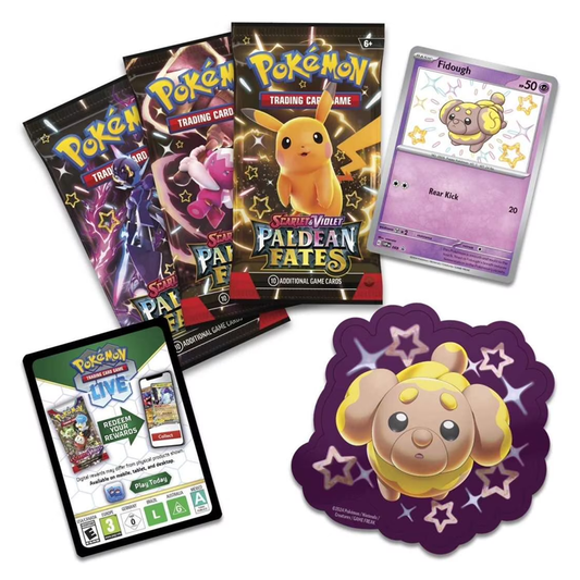 Paldean Fates Tech Sticker Collection (Fidough)