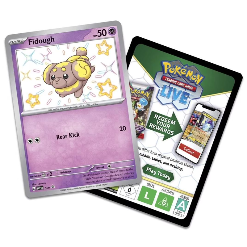 Paldean Fates Tech Sticker Collection (Fidough)