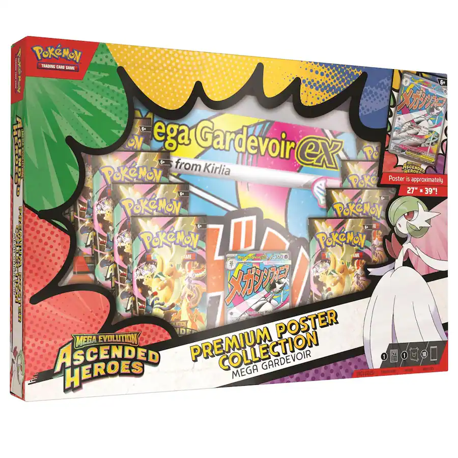 Pokémon - Pokémon ME2.5 Ascended Heroes Premium Poster Collection | Mega Gardevoir ex