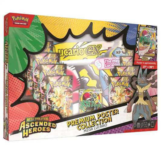 Pokémon - Pokémon ME2.5 Ascended Heroes Premium Poster Collection | Mega Lucario ex