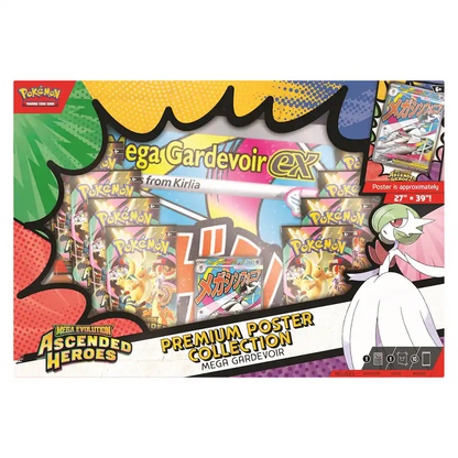 Pokémon - Pokémon ME2.5 Ascended Heroes Premium Poster Collection | Mega Gardevoir ex