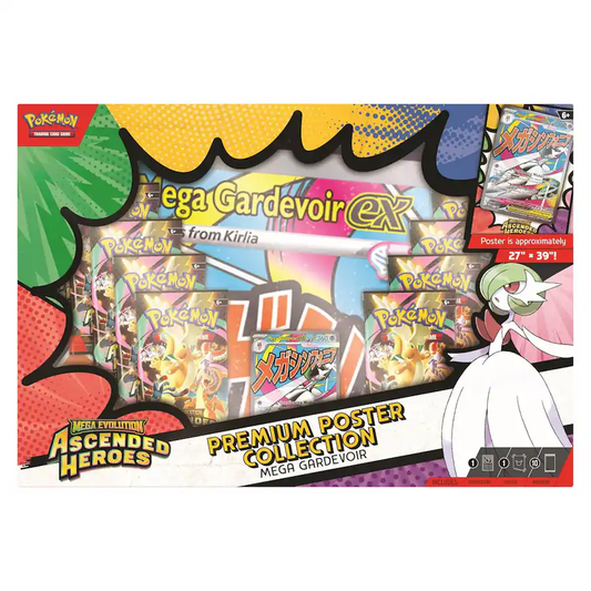 Pokémon - Pokémon ME2.5 Ascended Heroes Premium Poster Collection | Mega Gardevoir ex