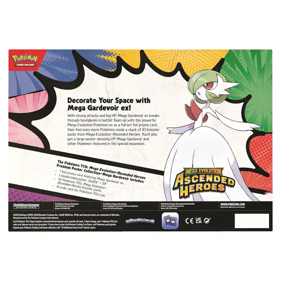 Pokémon - Pokémon ME2.5 Ascended Heroes Premium Poster Collection | Mega Gardevoir ex