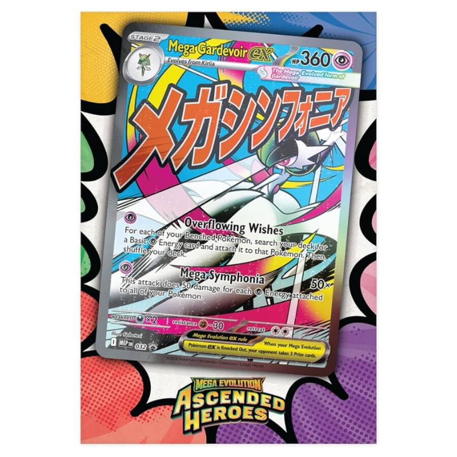 Pokémon - Pokémon ME2.5 Ascended Heroes Premium Poster Collection | Mega Gardevoir ex